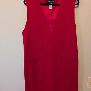 Sag Harbor Red Wool Dress
